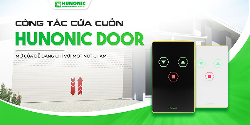 công tắc cửa cuốn hunonic
